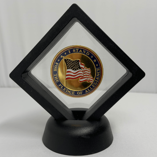 Pledge Of Allegiance Gold-Plated Coin – American Smart Shopper