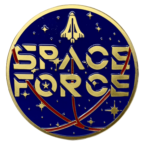 Space Force Gold-Plated Coin