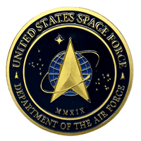 Space Force Gold-Plated Coin