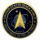 Space Force Gold-Plated Coin