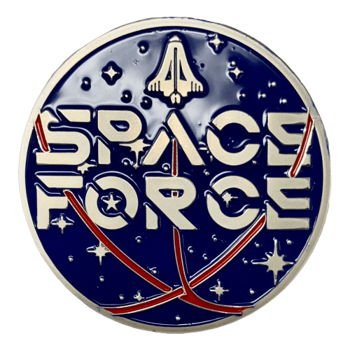 Space Force Silver-Plated Coin