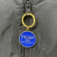 Trump 2020 Gold-Plated Keychain