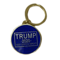 Trump 2020 Gold-Plated Keychain