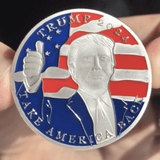 Trump 2024 'Take America Back' Silver-Plated Coin