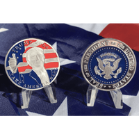 Trump 2024 'Take America Back' Silver-Plated Coin