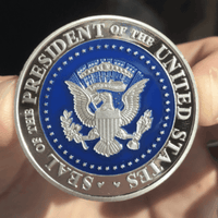 Trump 2024 'Take America Back' Silver-Plated Coin