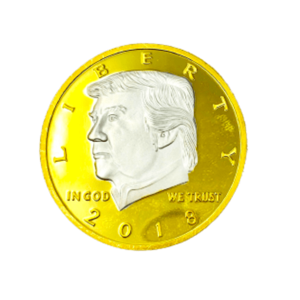 Trump Legacy Gold & Silver-Plated Coin