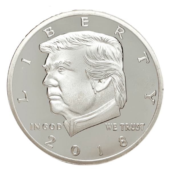 Trump Legacy Silver-Plated Coin