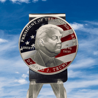 Trump Silver-Plated Money Clip