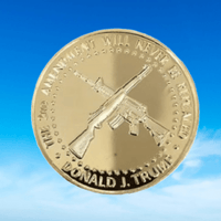 Trump 2nd Amendment Gold-Plated Coin [SE]