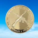 Trump 2nd Amendment Gold-Plated Coin [SE]