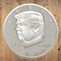 Trump Legacy Silver-Plated Coin