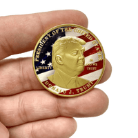 Trump "MAGA" Gold-Plated Coin