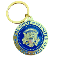 Trump "Save America Again" Gold-Plated Keychain [SE]