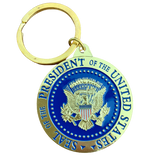 Trump "Save America Again" Gold-Plated Keychain [SE]