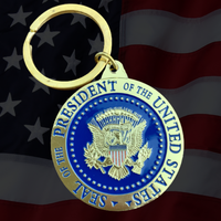 Trump "Save America Again" Gold-Plated Keychain [SE]