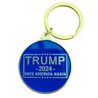 Trump "Save America Again" Gold-Plated Keychain