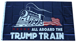 All Aboard The Trump Train Flag