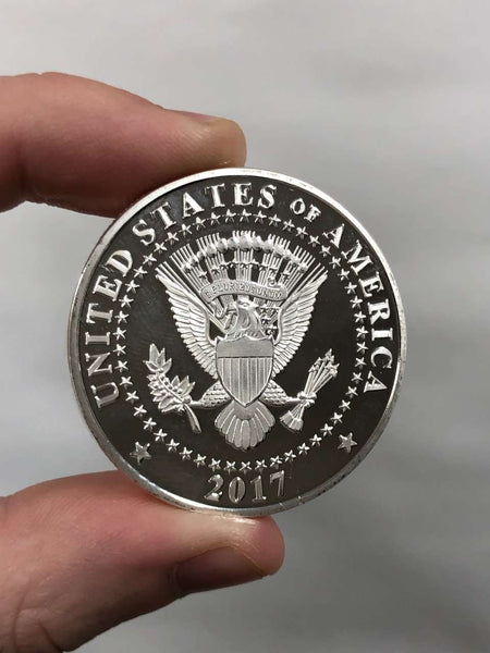 Mike Pence Silver-Plated Coin