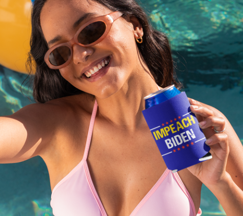 IMPEACH BIDEN Drink Koozie