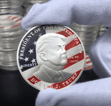 Trump "MAGA" Silver-Plated Coin