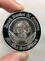 Death Smiles Marines Coin